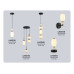 Подвесной светильник Ambrella Light High Light Ceramo Modern LH53142