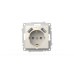 Розетка с заземлением и защитой от детей + два входа USB для заряда устройства ELBI Zena Vega 609-010200-317