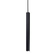 Подвесной светодиодный светильник Ideal Lux Ultrathin SP1 Small Square Nero 194202