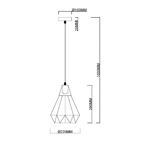 Подвесной светильник MyFar Brigitte MR1404-1P