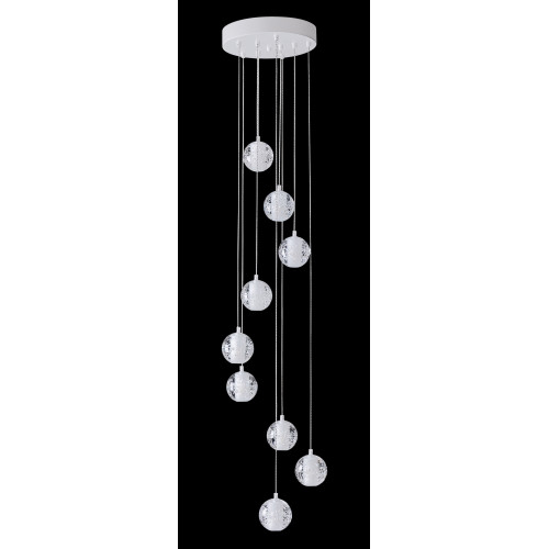 Подвесная люстра Crystal Lux Gaspar GASPAR SP9 D300 WHITE