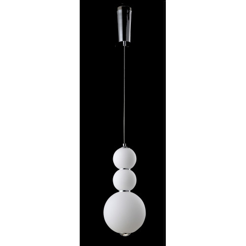 Подвесной светодиодный светильник Crystal Lux Desi SP3 Chrome/White