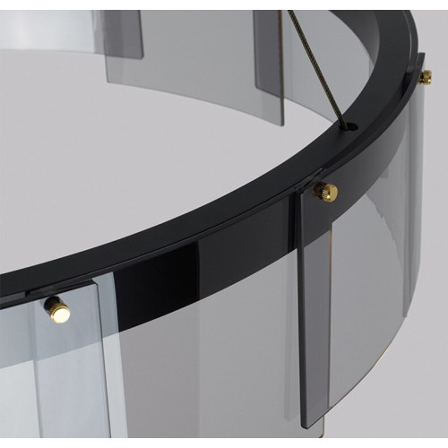 Подвесная люстра Delight Collection Stratos D8825P/M black/smoky