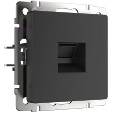 Телефонная розетка RJ-11 Werkel черный матовый W1182008 4690389156960 a051604