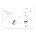 Трековый магнитный светильник Ambrella Light Track System ZOOM GV1570