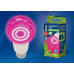 Лампа светодиодная для растений (UL-00001820) Uniel E27 10W прозрачная LED-A60-10W/SPFR/E27/CL PLP01WH