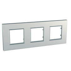 Рамка 3-постовая Schneider Electric Unica Quadro MGU6.706.55