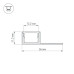 Профиль Arlight ARH-DECORE-S12-LINE-EDGE-2000 ANOD 023894
