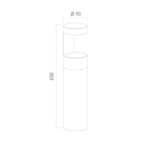 Ландшафтный светильник Elektrostandard Nimbus 35126/F серый 4690389175046