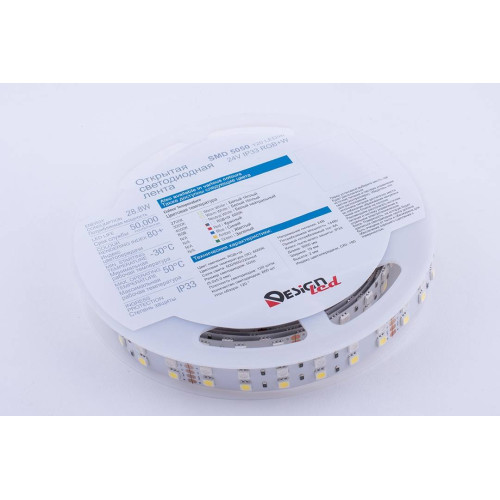 Светодиодная лента DesignLed DSG5120-24-RGB+W-33 000514