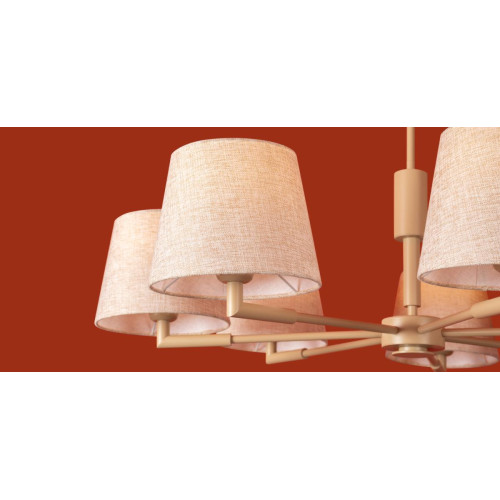 Люстра на штанге Freya Butler FR2057PL-07BG