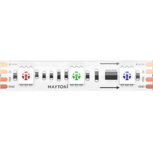 Светодиодная лента Maytoni Led Strip 12В 5050 14,4Вт/м RGB 5м IP67 201244 Светодиодная лента Maytoni Led Strip 12В 5050 14,4Вт/м RGB 5м IP67 201244