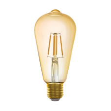Светодиодная филаментная лампа Eglo CONNECT E27 5,5W 2200K колба янтарная 11865