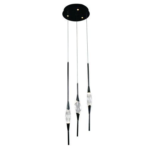 Подвесной светильник Delight Collection Pezzo OM82112-3 pearl black