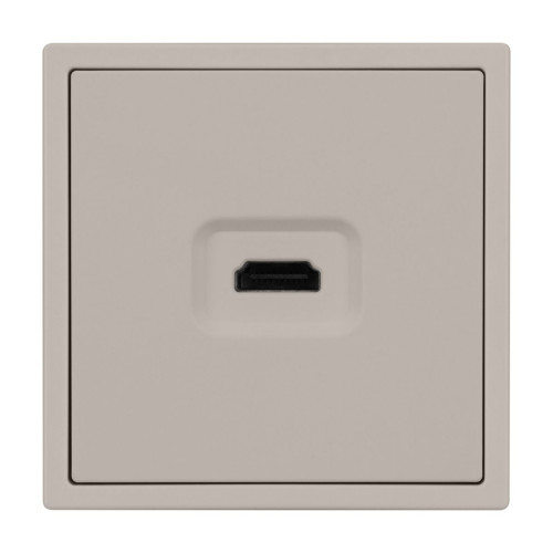 Механизм HDMI розетки Arlight SCT-NOBE-MHD1-SFPL-CA (Кашемир) 061842