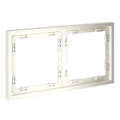 Рамка пластиковая Voltum S70 на 2 пост, (хлопок) VLS100213