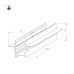 Шинопровод встраиваемый Arlight MAG-TRACK-2538-FDW-3000 046286
