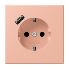 Розетка 2K+З USB Typ A Jung LC1520-18A231