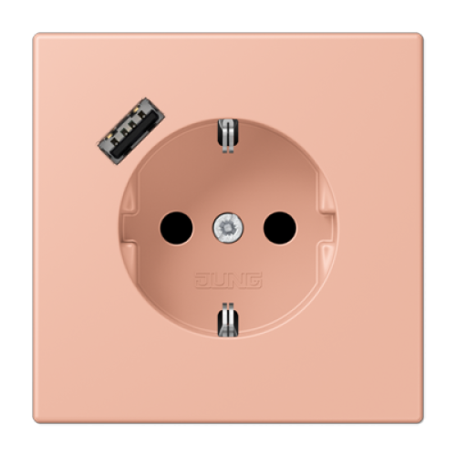 Розетка 2K+З USB Typ A Jung LC1520-18A231