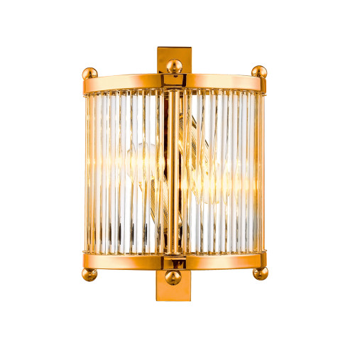 Настенный светильник Crystal Lux Tadeo TADEO AP2 GOLD/TRANSPARENTE