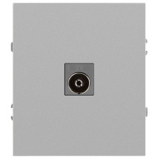 Розетка Эра Arktik 16-3101-03 TV одиночная алюминий Б0070466