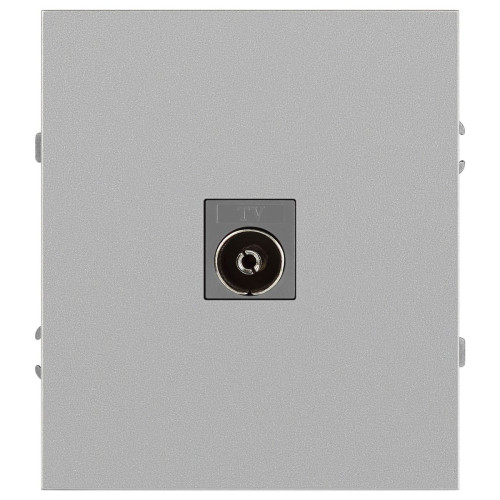 Розетка Эра Arktik 16-3101-03 TV одиночная алюминий Б0070466