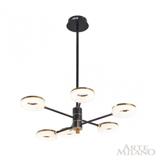 Люстра на штанге Arte Milano Ferrara 276699/6 BK/GD