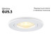 Встраиваемый светильник Ambrella Light Standard Tech TN102450