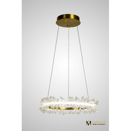 Подвесной светильник AM Group AM455 L400 POLISHED GOLD