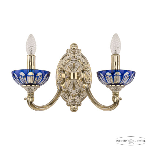 Бра Bohemia Ivele Crystal Verona 7209B10/2/175 GW P Clear-Blue/H-1H