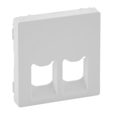 Лицевая панель Legrand Valena Life розетки телефонной RJ-11/Ethernet RJ-45 белая 755420