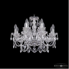 Подвесная люстра Bohemia Ivele Crystal 1411/8+4/195 Ni