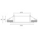 Встраиваемый светильник Hesby Lighting Breeze HSBL_0097