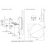 Настенный светильник Crystal Lux BILBAO AP10W LED D300 WHITE