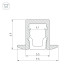 Алюминиевый профиль Arlight ARH-Micro-F-W4-2000 Anod 036400