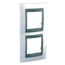 Рамка 2-постовая вертикальная Schneider Electric Unica Top MGU66.004V.292