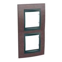 Рамка 2-постовая вертикальная Schneider Electric Unica Top MGU66.004V.2M4
