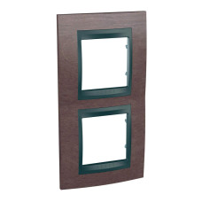 Рамка 2-постовая вертикальная Schneider Electric Unica Top MGU66.004V.2M4