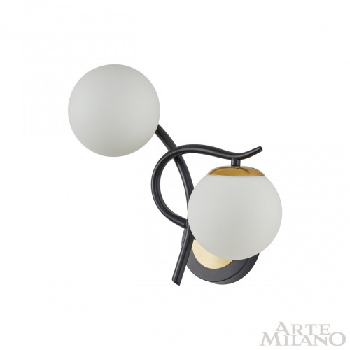 Бра Arte Milano Neapolis 273408/2B BK/GD