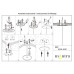 Основание потолочное утопленное 1L Mantra Modular Light Florones 9359