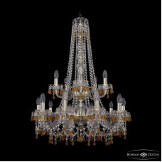 Подвесная люстра Bohemia Ivele Crystal 1410/10+5/240/h-91/2d G V1003