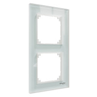 Рамка стеклянная на 2 поста Schneider Electric MTN4020-3220