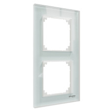 Рамка стеклянная на 2 поста Schneider Electric MTN4020-3220