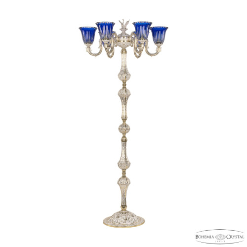 Торшер Bohemia Ivele Crystal Florence 71003T/6/175 GW P2 U Clear-Blue/H-1K FS1M