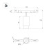 Трековый магнитный светильник Arlight MAG-MICROCOSM-SPOT-ZOOM-R59-12W Day4000 (WH, 20-60 deg, 24V) (IP20 Металл) 052097