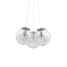 Подвесная люстра Ideal Lux Mapa Sat SP3 Nickel 176031