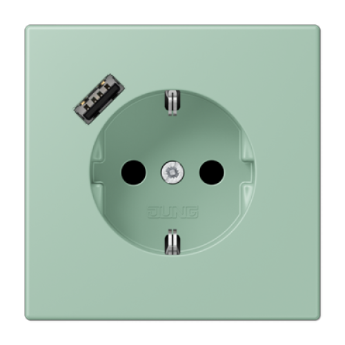 Розетка 2K+З USB Typ A Jung LC1520-18A217