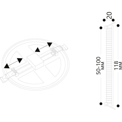 Накладной светильник ARTE Lamp A7973PL-1WH