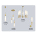 Люстра на штанге Ambrella Light High Light Ceramo Modern LH75371