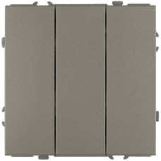 Выключатель Эра Galaxy 15-1107-07 тройной 10АХ-250В IP20 титан Б0070726